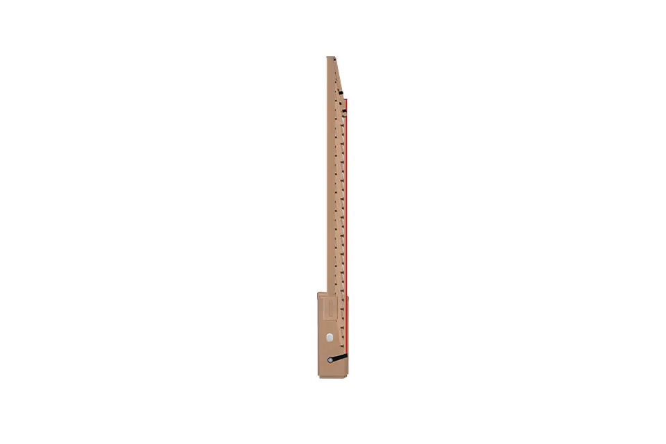 Vertical Pivot Gate System Champagne Gold back