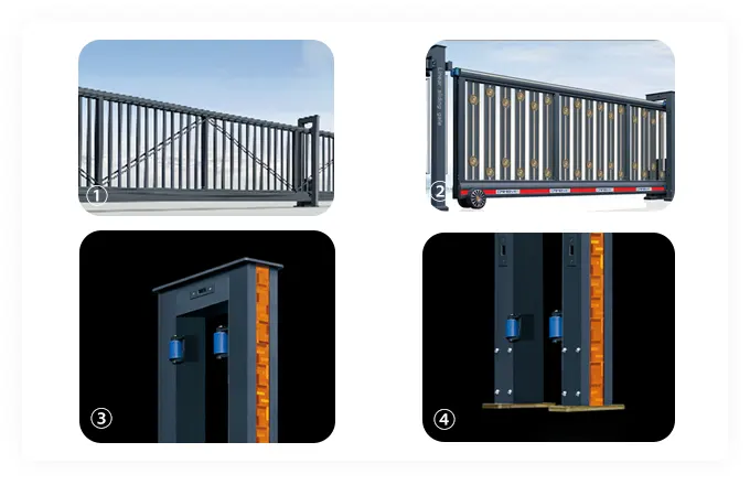 Smart linear sliding door